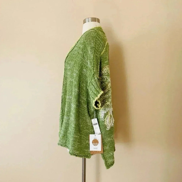 Anthropologie Daily Practice Palm Frond Cardigan Size XS / S NWT $138 - Picture 5 of 8